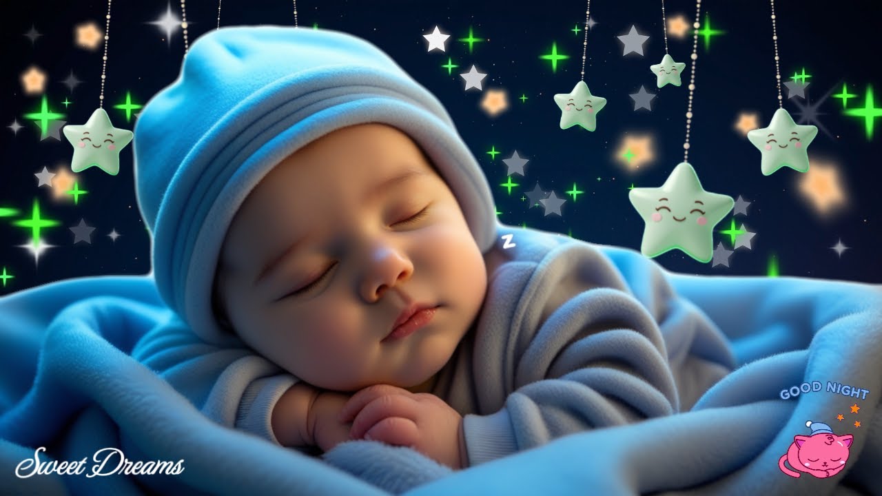 Baby Sleep Music🌙Soft Classical Lullabies for Deep Night Rest🎵Mozart & Brahms Inspired