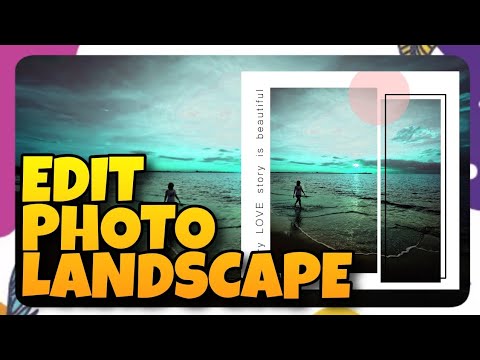 cara edit foto landscape 