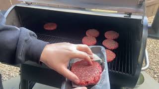 Smoked Hamburgers- Traeger Anything Rub!