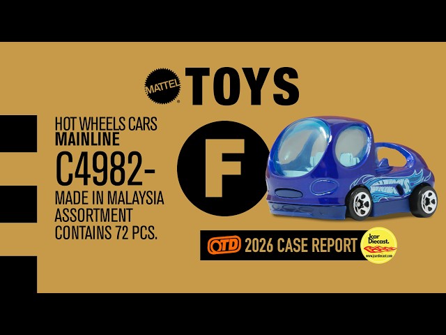ホットウィール　インターナショナル版　2026 F ケース　72台入り　未開封 Hot Wheels 2026 