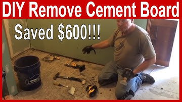 How to Remove Cement Backer Board