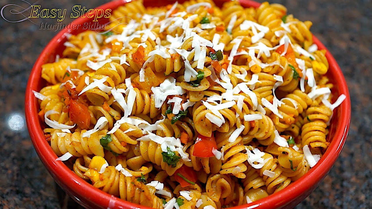 Vegetarian Rotini Pasta Recipe YouTube