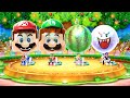 Mario Party 10 MiniGames - Mario Vs Waluigi Vs Luigi Vs Peach (Master Cpu)