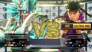 MrMostafles (AKUMA) VS Lanryu5113PC (RYU) in SFV CE π₯ | 4K 60Fps Gameplay