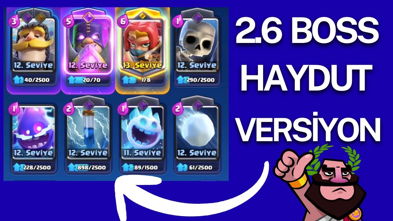 EFSANE 2.6 BOSS HAYDUT DESTESİ !!! | CLASH ROYALE 