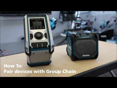 How to pair Group Chain radios and speakers