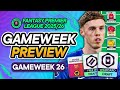 Ref:mLt5L5yp1Tc Fpl gw26 gameweek preview    arsenal &amp; wolves discussion    | fantasy premier league tips 2025/26