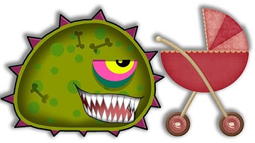 Суровый ЛИЗУН ГЛАЗАСТИК съедает все в городе! Игра Mutant Blobs Attack с ПАПУЛЕЙ