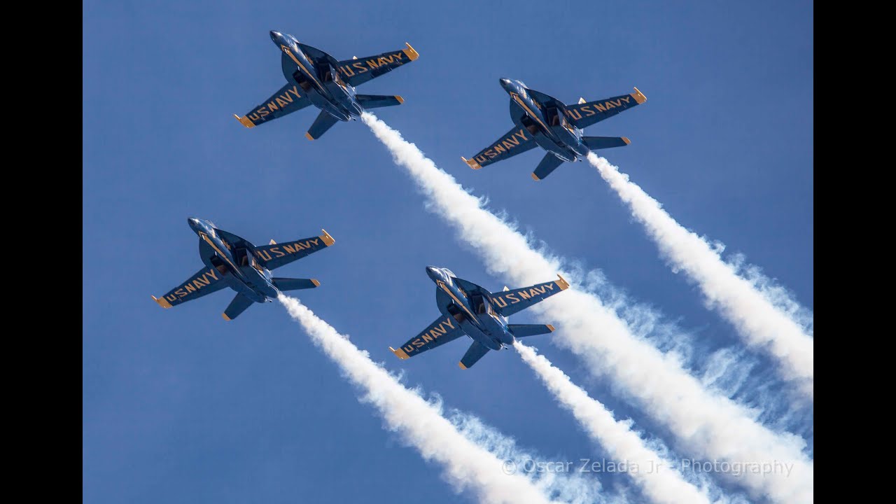 Blues Angels Take Off - Winter Training at NAF El Centro