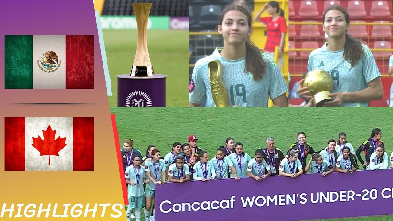 🇲🇽🏆 Final de infarto: México lucha con 10 jugadoras ante Canadá | Resumen Sub-20 CONCACAF 2025