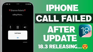 How To Fix Call Failed in iPhone | Call Failed Problem in iPhone After iOS 18 | Fix Call Failed iOS