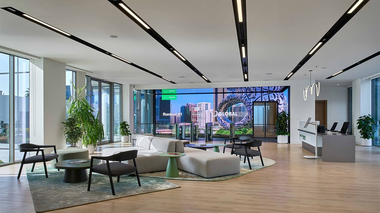 Summertown Interiors - Schneider Electric Dubai HQ - YouTube