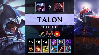 Talon Mid vs Sion - VN Grandmaster Patch 25.11