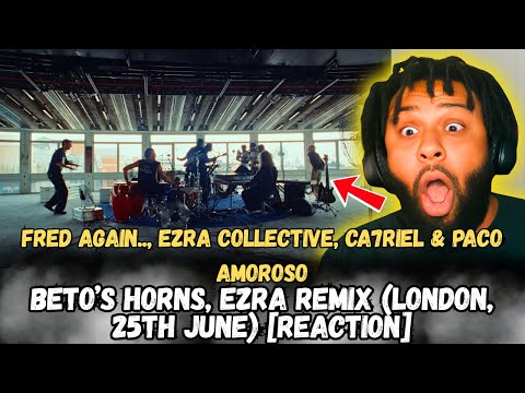 Fred again.. & Ezra Collective – Beto’s Horns (Ezra Remix) LIVE [REACTION] | This Went CRAZY!! 🔥🎺