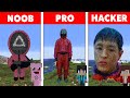 NOOB VS PRO VS HACKER Minecraft Pixel art✨Squid Game1