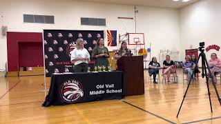 Extra Mile - 7th grade Awards Ceremony- OVMS