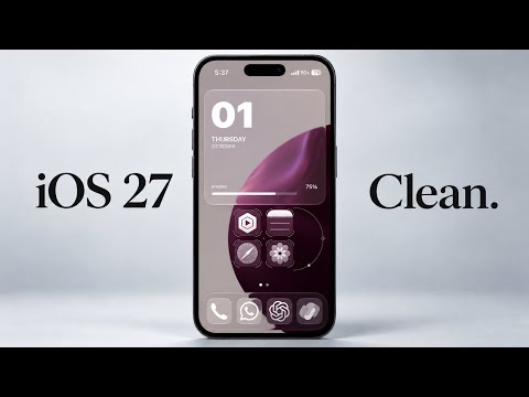My Clean & Minimal iOS 27 Setup!