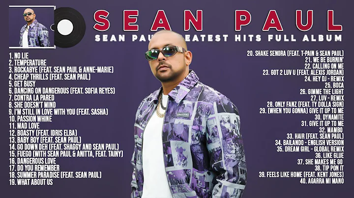 SeanPaul  Best Songs ~ SeanPaul  Greatest Hits Ful...