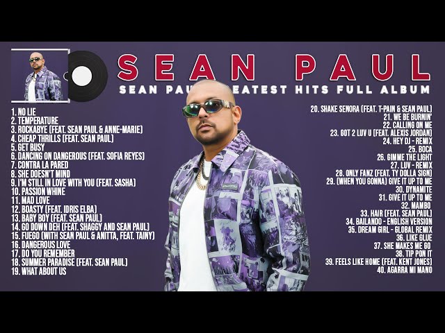 SeanPaul  Best Songs ~ SeanPaul  Greatest Hits Full Album 2021 ~ SeanPaul  Playlist 2021 class=