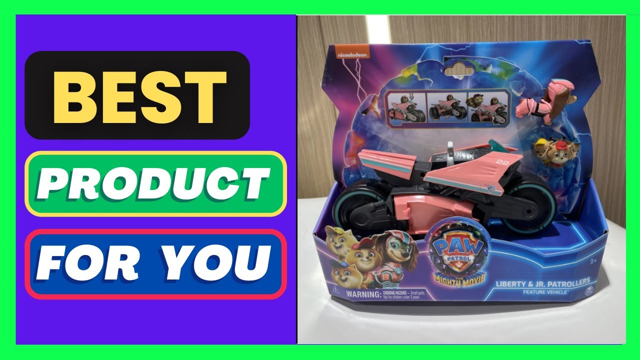 100% Original Paw Patrol Mighty Movie Liberty & Poms JR