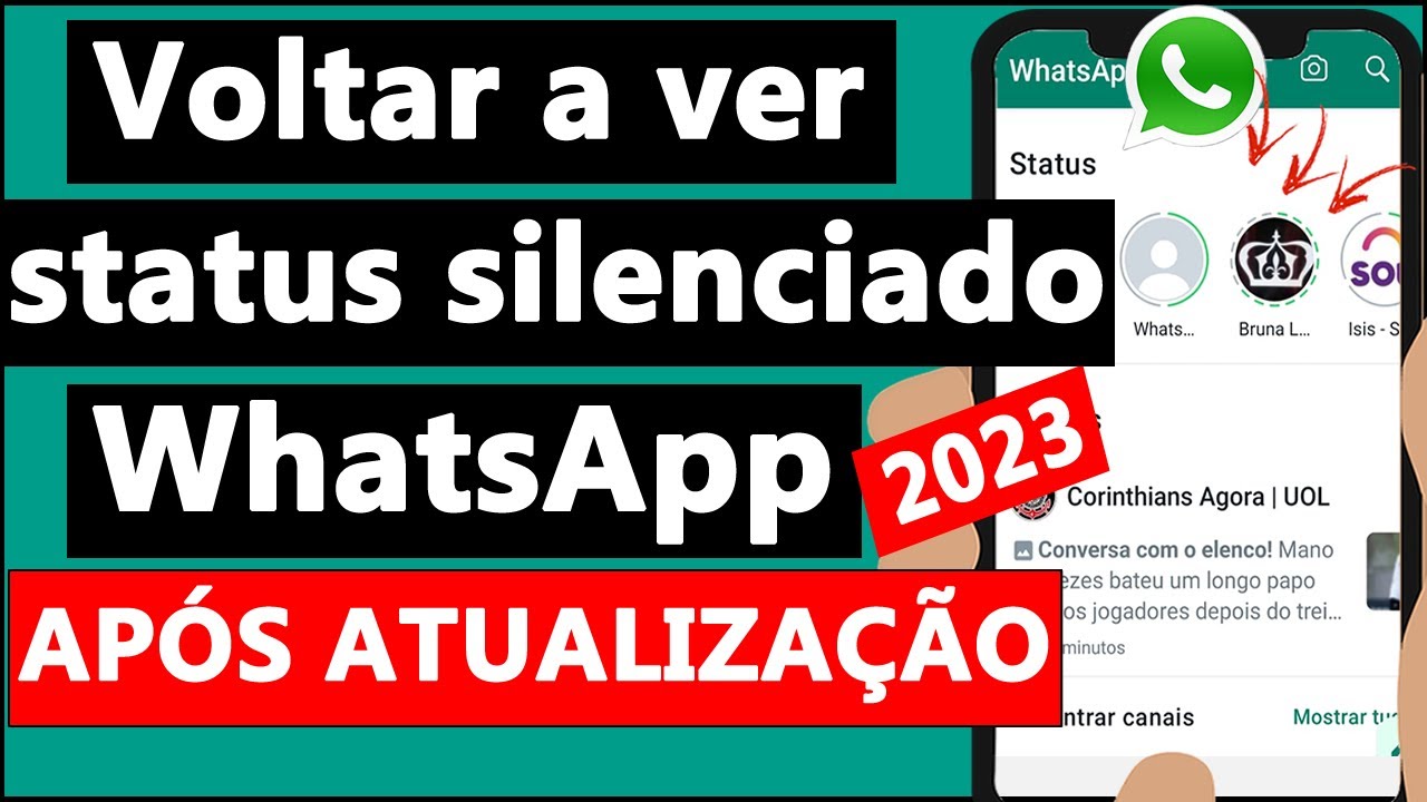 COMO VOLTAR a VER STATUS SILENCIADO no WHATSAPP - 2023
