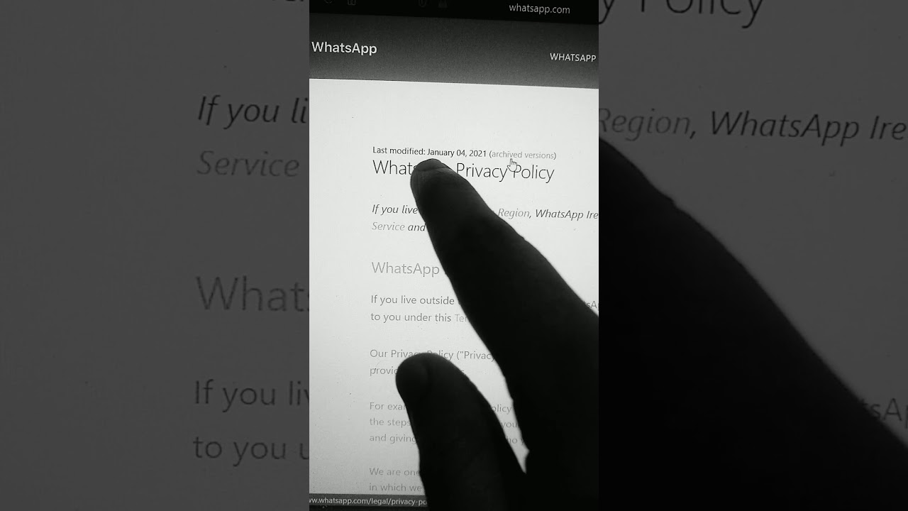 Protect your privacy *whatsapp updated privacy policy* 