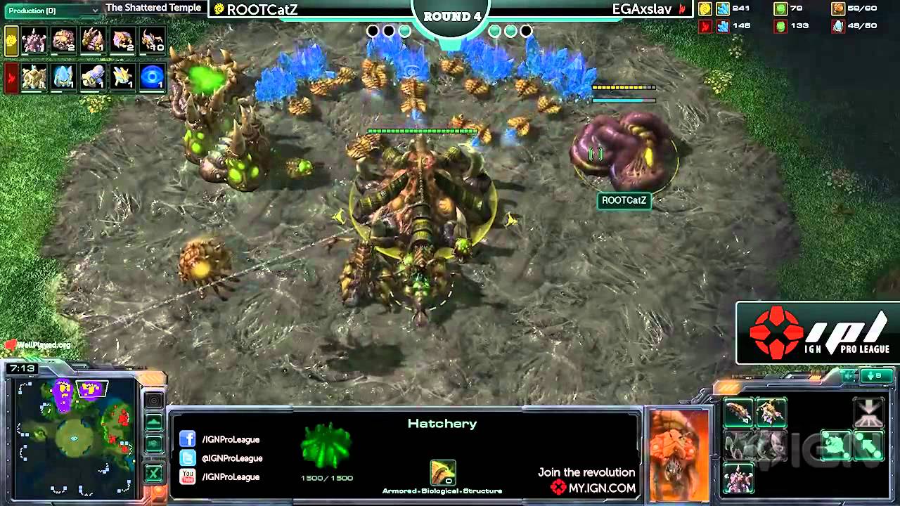 IPL: Losers: Round 4 - ROOTCatz vs EGAxslav - Game 4