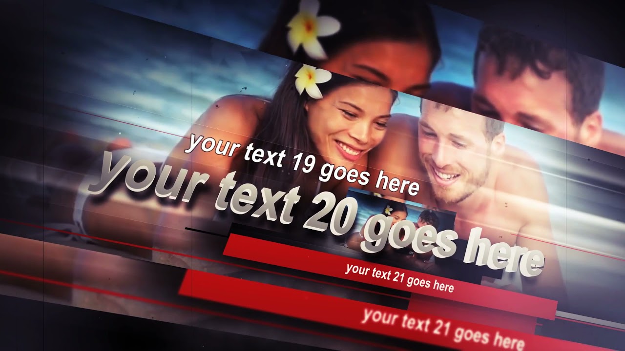 Make Movie Trailer Video Online with After Effects template