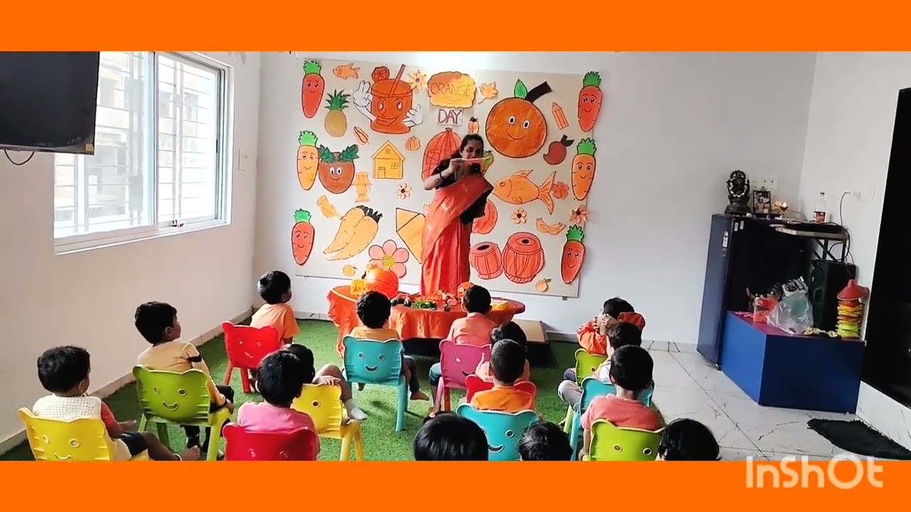 Orange 🧡 day celebration at Aadyant Gurukulam 