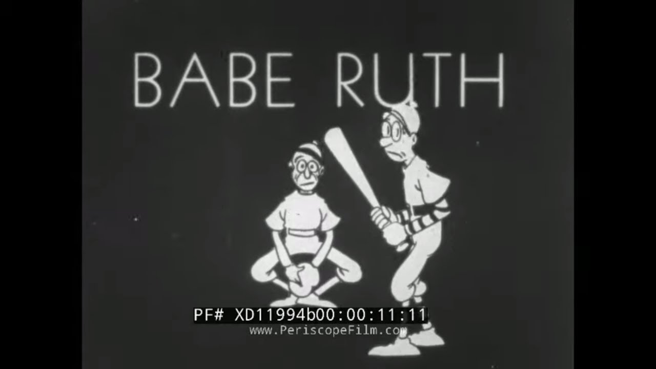 BABE RUTH BASEBALL PLAYER   SILENT 1920s DRAMA SHORT FILM   XD11994b