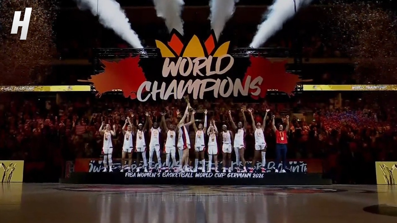 FULL Trophy Presentation Ceremony 🏆 USA vs France - 2026 FIBA Women's Basketball World Cup