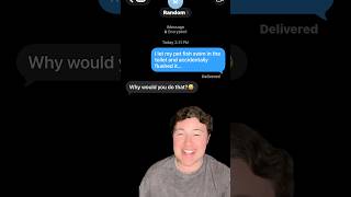 DEAD FISH!!!🐠 *Texting Random Numbers!* #shorts