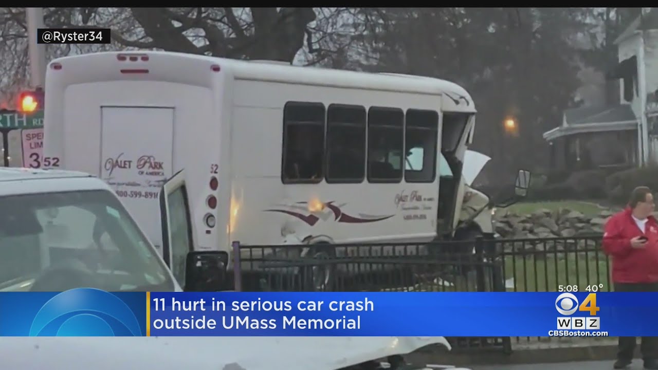 8 UMass Hospital Employees Injured In Employee Shuttle Bus Crash
