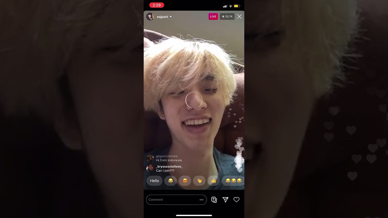 200707 Jae IG Live YouTube