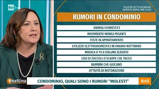 Rumori condominiali - Unomattina - 06/03/2024