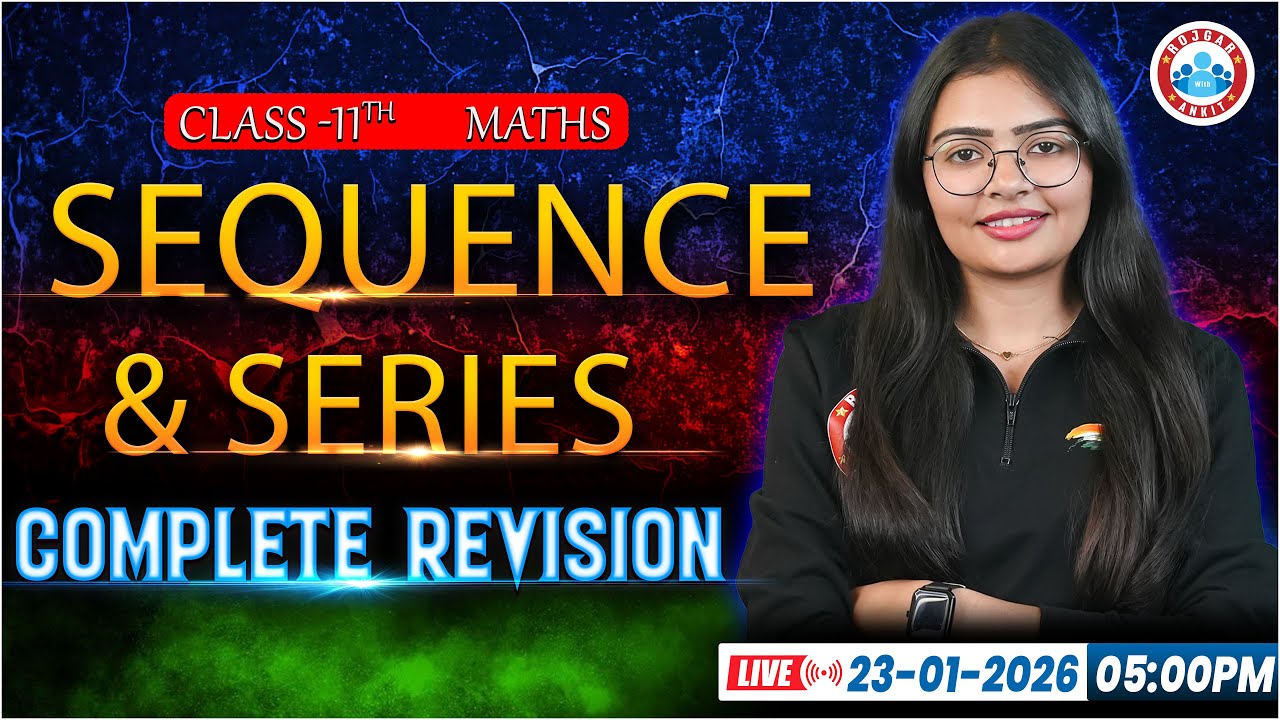 Sequence & Series | RRR (Right Revision Route) One Shot Complete Revision | UP Board English Medium