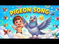 Pigeon Song 🐦 | Bird Names for Kids | Learn English | Brainy Town
