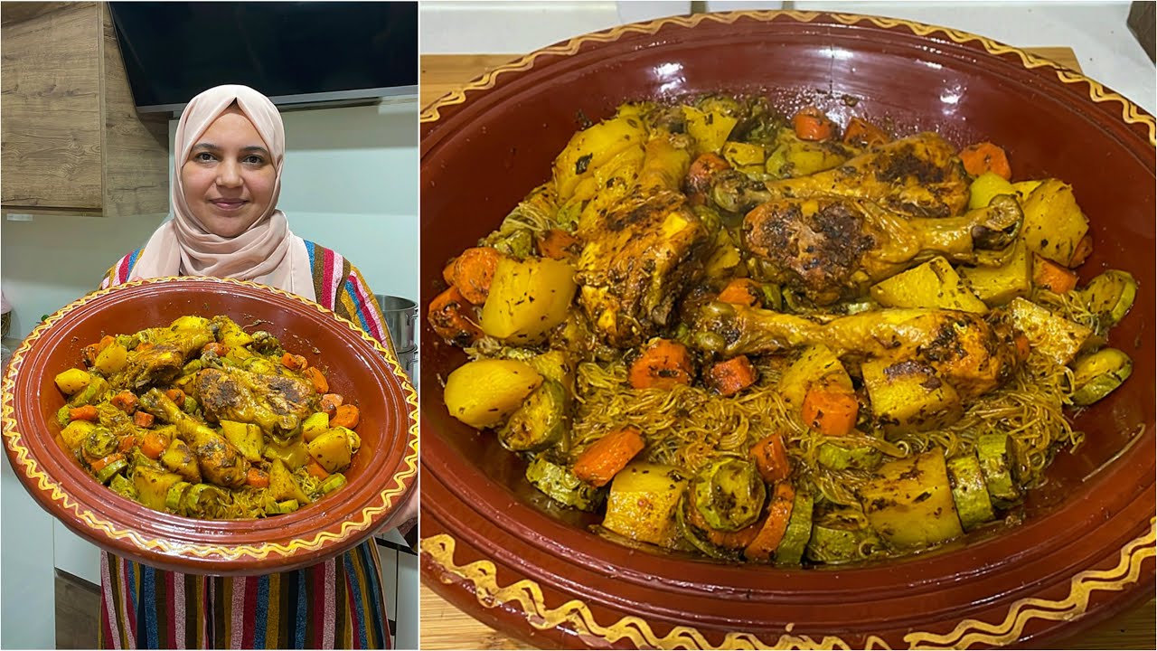 هاد وجبة العشاء جربيها على ضمانتي شعرية الصينية بالخضر و الدجاج 😍 المفور في اقل من ساعة