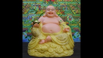 Tĩnh Tâm  Quán :Tượng Phật Di Lặc Cười Đá Thạch Anh 48cm - Zalo : 0932.808.715