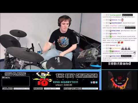 Black By Toby Fox Drum Cover By The8BitDrummer JohnJRenns Reupload