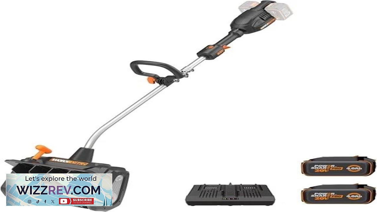 Worx Nitro 40V 12 in. Snow Shovel (WG460 AN) eBay