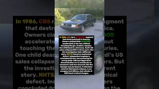 Audi Told America Their Cars Accelerated on Their Own. America Believed It. Audi Was Right