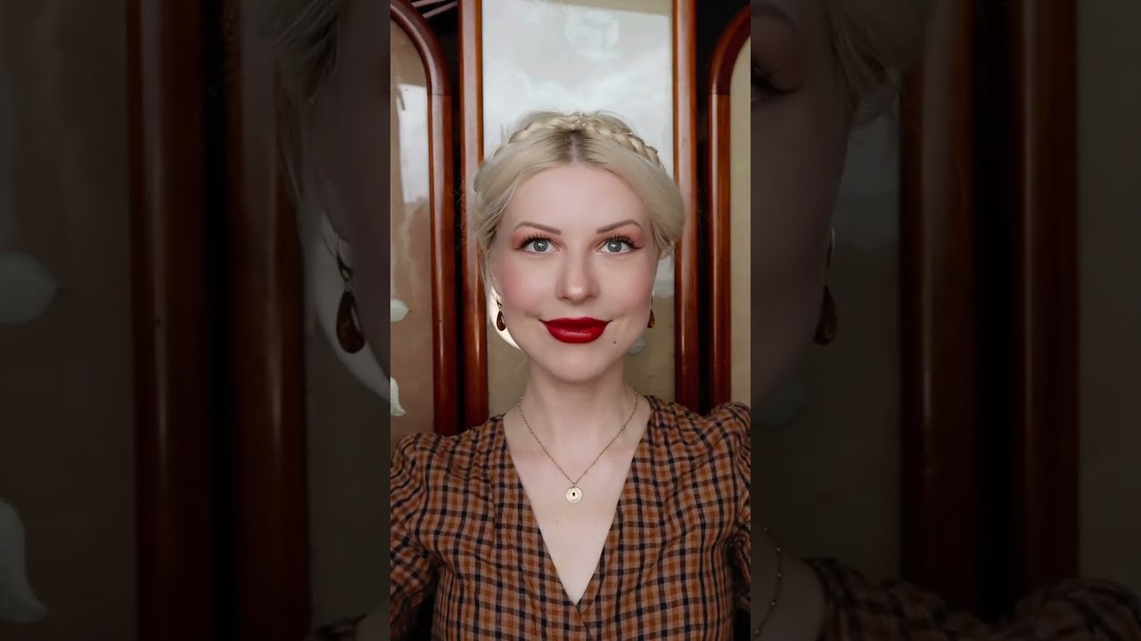 Milkmaid braids l Effortless Retro Hairstyle