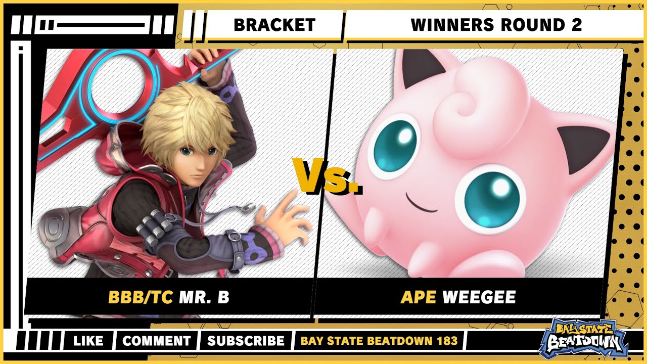 Bay State Beatdown 183 - Второй раунд победителей - Мистер Би (Шалк) против Виджи (Джиглипуфф) - ...