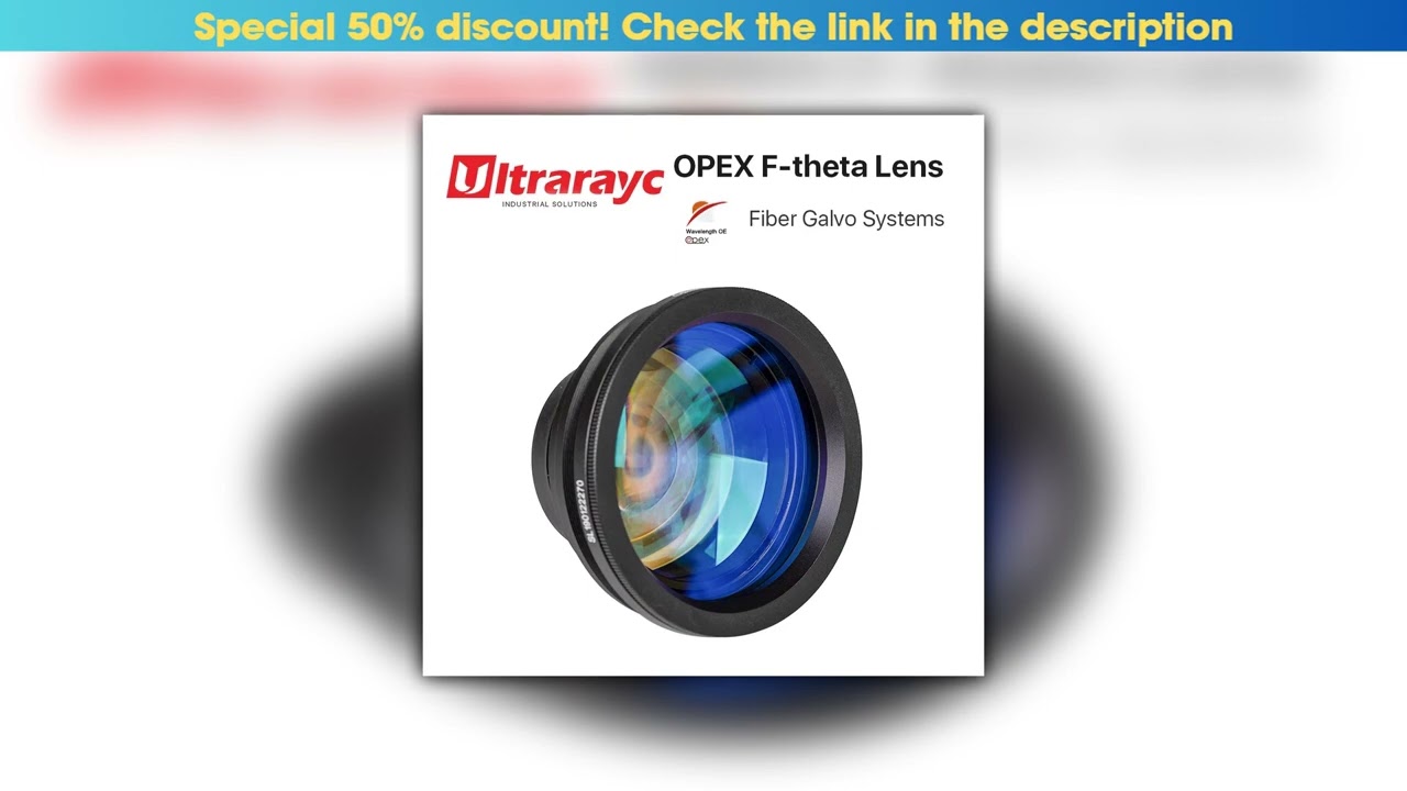 Get OPEX F-theta Lens 1064nm M85 Thread Scan Field 70*70-300*300 Focal Length 100-420mm 1064nm YAG•