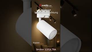 Video  - Stromschienenleuchte SOFIA TRA GU10 wei&szlig;