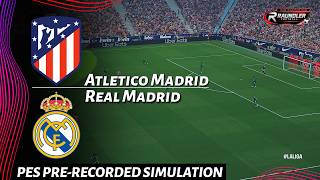 🔴ATLETICO MADRID vs REAL MADRID | eFootball Match | PES 21 Pre-Recorded Simulation screenshot 1