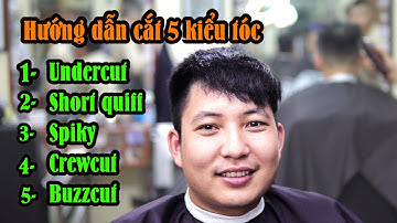Hướng dẫn cắt và xử lý trên Top 5 kiểu tóc phổ biến và thịnh hành nhất in TUONGBARBER