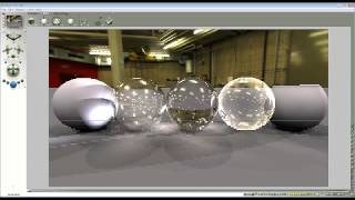 Bryce 7.1 Pro Advanced - initial investigation into glass material rendering - by David Brinnen.