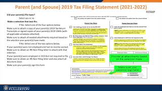 CSUF Office of Financial Aid: Financial Aid Verification Document Submission Tutorial Net Worth